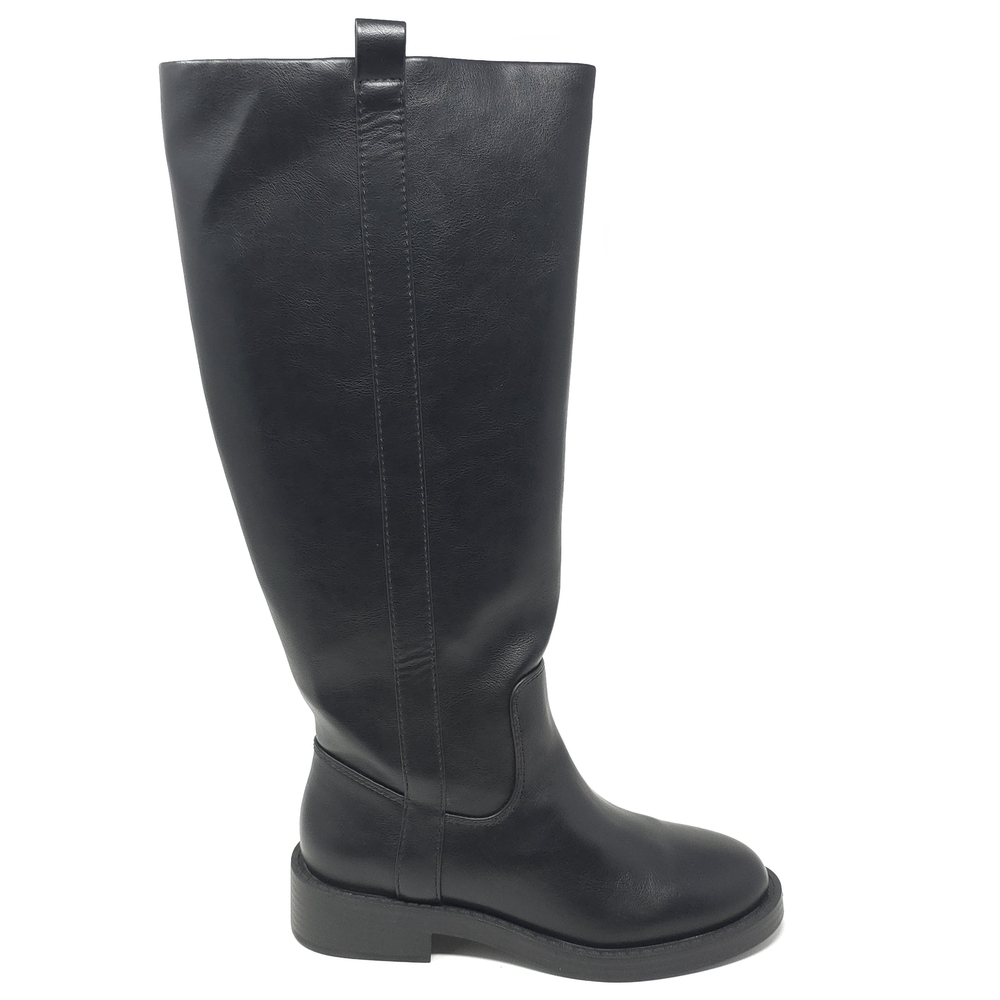 DV Dolce Vita Pennie Wide Calf Knee High Boots Black Faux Leather 5.5W - Picture 4 of 12